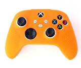 Xbox Series S/X Silikon Turuncu Kol Koruyucu Kılıf 9. Nesil Kol Uyumlu