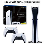 Playstation 5 Slim Dijital + 2. Kol + Çanta + Stand *Mega Paket*