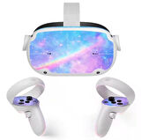 Oculus Meta Quest 2  Sticker Galaksi Temalı