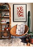 Soyut Dekoratif Vintange Retro Bohe Bohem Boho Art Vektorel Abstract Minimalist Canvas Kanvas Tablo