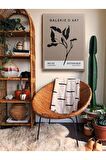 Soyut Dekoratif Vintange Retro Bohe Bohem Boho Art Vektorel Abstract Minimalist Canvas Kanvas Tablo