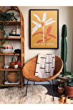 Soyut Dekoratif Vintange Retro Bohe Bohem Boho Art Vektorel Abstract Minimalist Canvas Kanvas Tablo