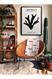 Soyut Dekoratif Vintange Retro Bohe Bohem Boho Art Vektorel Abstract Minimalist Canvas Kanvas Tablo