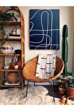 Soyut Dekoratif Vintange Retro Bohe Bohem Boho Art Vektorel Abstract Minimalist Canvas Kanvas Tablo