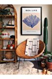 Soyut Dekoratif Vintange Retro Bohe Bohem Boho Art Vektorel Abstract Minimalist Canvas Kanvas Tablo