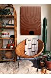 Soyut Dekoratif Vintange Retro Bohe Bohem Boho Art Vektorel Abstract Minimalist Canvas Kanvas Tablo
