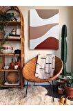 Soyut Dekoratif Vintange Retro Bohe Bohem Boho Art Vektorel Abstract Minimalist Canvas Kanvas Tablo