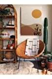 Soyut Dekoratif Vintange Retro Bohe Bohem Boho Art Vektorel Abstract Minimalist Canvas Kanvas Tablo