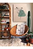 Soyut Dekoratif Vintange Retro Bohe Bohem Boho Art Vektorel Abstract Minimalist Canvas Kanvas Tablo