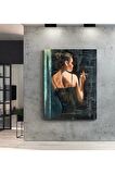 Yağlı Boya Görünümlü Kadın Dünyası Kanvas Kanvas Canvas Tablo