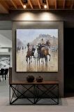 Londra Sokağı Fayton Kanvas Kanvas Canvas Tablo
