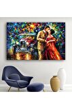Sonbaharda Sevgililer Kanvas Kanvas Canvas Tablo