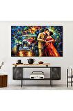 Sonbaharda Sevgililer Kanvas Kanvas Canvas Tablo