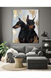 Köpeğin Yansıması Kanvas Kanvas Canvas Tablo