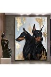 Köpeğin Yansıması Kanvas Kanvas Canvas Tablo