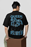 Queen Müzik Grubu Baskılı Unisex Oversize Tişört