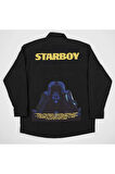 The Weeknd Starboy Baskılı Unisex Rapper Gömlek