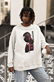 Spider-Man Morales Miles Baskılı Unisex Oversize Sweatshirt