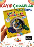 KOLİX Kayıp Çoraplar Eşleştirme & İlk 50 Sözcük Eğitici Set Beceri Zeka Geliştirme Oyunu
