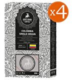 Kolombiya Single Origin 250 Gram 4'lü Avantaj Paketi Moka Pot Kahve
