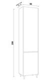 Kombi Dolabı 208cm Boy Dolabı Kombi
