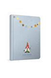 Yılbaşı Konsept Hediyelik -(Sert Kapaklı A5 Defter+ Yılbaşı Noel Baba Dekoratif Süs)