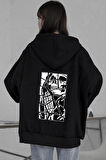 Uyguntarz Unisex Skullcracked Baskılı Sweatshirt
