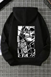 Uyguntarz Unisex Skullcracked Baskılı Sweatshirt