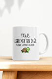 Kaplumbağa Baskılı Kupa Bardak