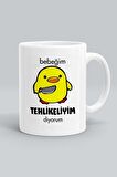 Civciv Baskılı Kupa Bardak