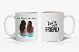 İsim Yazdırılabilir Arkadaşa Hediye Best Friend BFF Baskılı Kupa Bardak