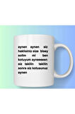 Ben Kötüyüm Aynen Baskılı Kupa Bardak