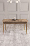 Calvin Atlantik 80x132 MDF Açılabilir Mutfak Masası Takımı 4 Sandalye, 1 Bench