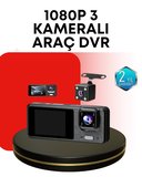 Araç Kamerası 3’Lü Sistem | Full Hd, Sesli Kayıt Park Gözetimi