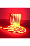 Cata 12v Kırmızı Neon Led - Hortum Led- Su Geçirmez - 5metre