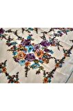 Yazma, Yemeni, Tülbent, 100x100cm, Kenarları Kroşetalı, Tamamen Pamuklu, Terletmez,