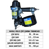 YAMA YAT-CN65 Havalı Rulo Çivi Çakma Tabancası