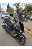 Kymco Krv 200 Siperlik Ön Cam 2022 2024 Model 75cm Açıkfüme Renkli 4mm UZUN CAM