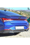 Hyundai Elantra 2021+ Uyumlu Piano Black Bagaj Üstü Spoiler