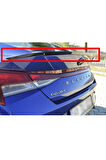 Hyundai Elantra 2021+ Uyumlu Piano Black Bagaj Üstü Spoiler