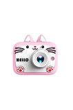 Hello Çocuk Dijital Fotoğraf Makinesi 20 Mp Video Kaydedici 2.0 İnç Çift Kameralı Ks-102