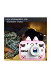 Hello Çocuk Dijital Fotoğraf Makinesi 20 Mp Video Kaydedici 2.0 İnç Çift Kameralı Ks-102