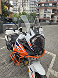 MOTOCAM KTM 1290 Super Adventure Siperlik Ön Cam 2021-2025 Model 41cm Şeffaf Renkli