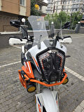 MOTOCAM KTM 1290 Super Adventure Siperlik Ön Cam 2021-2025 Model 41cm Şeffaf Renkli