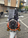 MOTOCAM KTM 1290 Super Adventure Siperlik Ön Cam 2021-2025 Model 41cm Siyah Renkli
