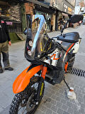 MOTOCAM KTM 950-990 Adventure KİT RALLY Replikaa Siperlik Ön Cam 51cm Tam şeffaf Renkli 4mm