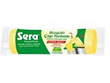 Sera Orta Boy Limon Kokulu Büzgülü Çöp Torbası 15 li