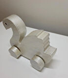 Doğum Günü Hediyesi Ev Hediyesi Ofis Dekor Hediyesi Ahşap Oyuncak Zarif Kuğu