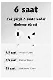 Tüm Akıllı Telefonlarla Uyumlu Bluetooth V5 Kulak İçi Kulaklık+Kulaklık Temizleme Kiti İkili Set