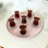 Tepsi Seti  50-37-30 cm- Metal Çay Tepsisi Kahve Tepsisi Sunum Kahvaltı 3'lü Tepsi Seti